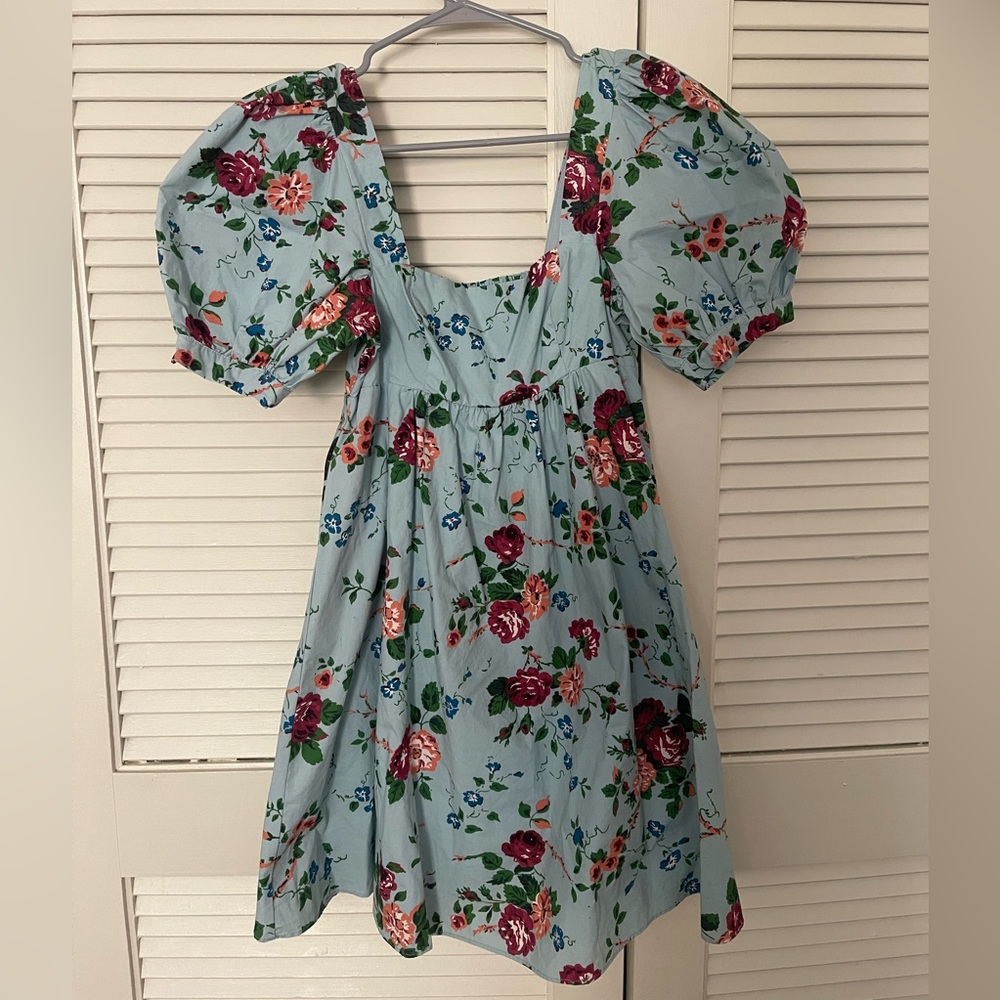 Urban Outfitters Floral Puff Sleeve Dress